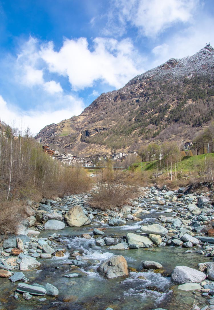 Fluss im Veltlin